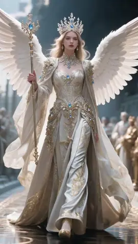 Beautiful queen of angels, may you bless me ##God##angel##beautifulangel##queen##aigenerated##fyp