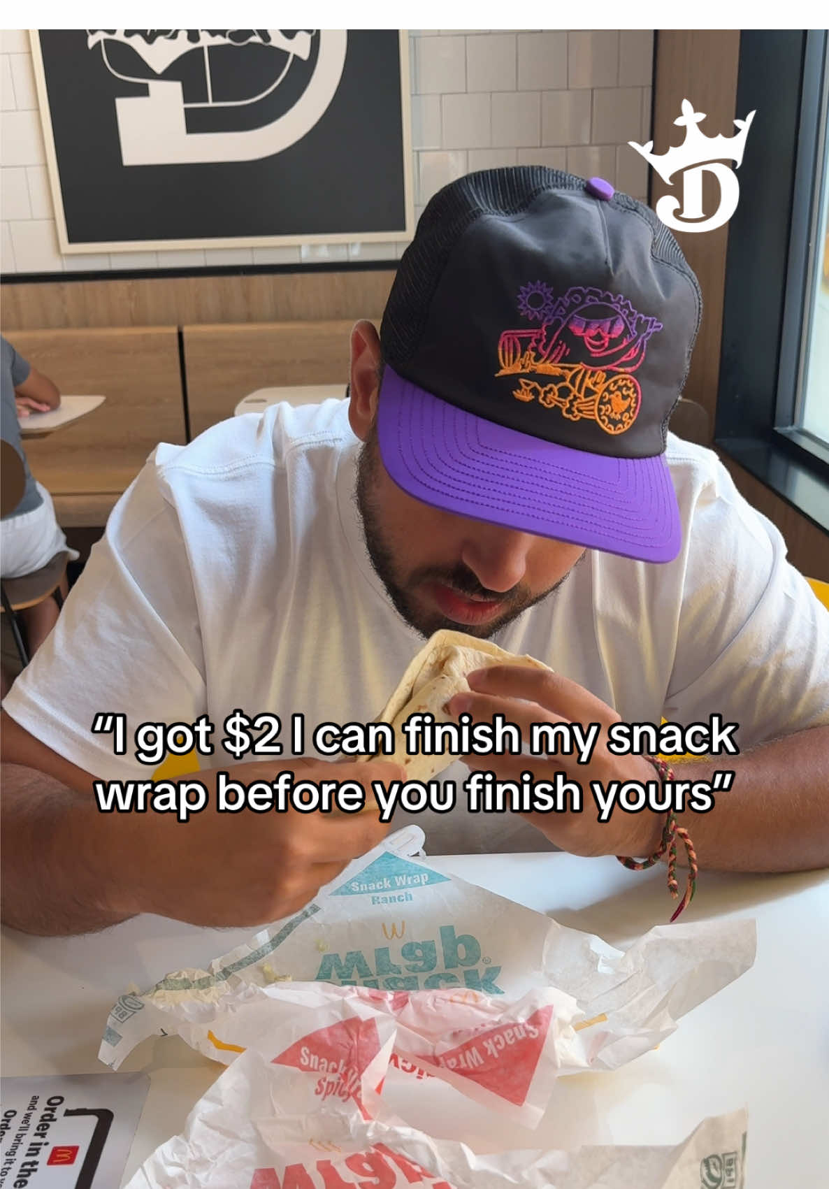 The difference was really that second bite #mcdonalds #snackwrap #muckbang #dkpartner #chickensnackwrap #food #Foodie #fastfood #foodtiktok #handshakebets 