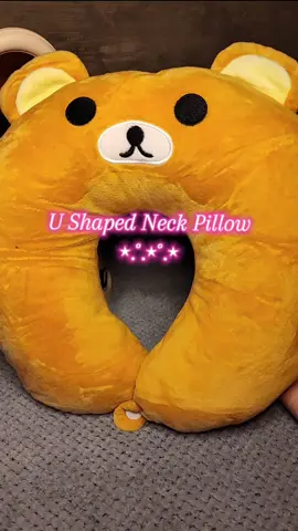 U Shaped Neck Pillow ⋆.˚.⋆˚.⋆ #ushaped #ushapedpillowneck #pillowneck #neckpillow #pillow #softpillow #travelpillow #napping #sleeping #cute #soft #fyp #foryou 