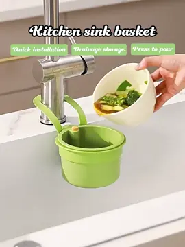 Multifunctional kitchen drain basket, pool anti-blocking artifact, one-click water filtration.#drainbasket #shelf #Presstypedrainbasket 