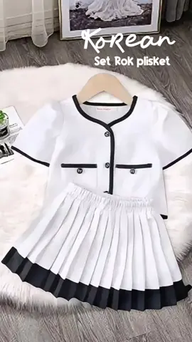 setelan rok plisket korean style #setelanrokanak #rokanak #setelananak #rokplisket #setelananakkoreanstyle 
