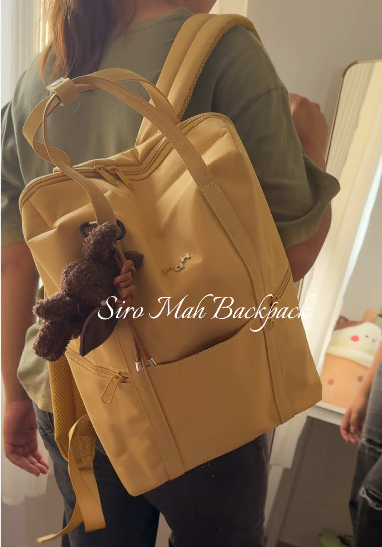 Mah siro backpack 💗✨#mahbagpack #mah #bagforschool #travelbag #officebag 
