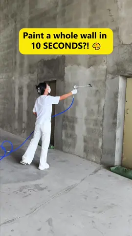Paint a whole wall in 10s?!🤣#hardware #tools #paint 