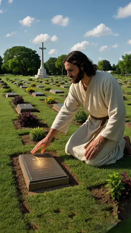 “O Milagre da Vida: Quando Jesus Toca, Até a Morte Se Cala!” #MilagreDivino #JesusVive #PoderDeDeus #CenaCinematográfica #Ressurreição #FéQueTransforma #LuzDivina #ToqueCelestial #JesusCristo #EsperançaEterna #GlóriaDeDeus #MomentoSagrado #CemitérioComVida #CuraEterna #amorincondicional 