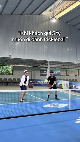 Cuộc sống banker của tui P1 :)))) Khách muốn đánh Pickleball? Ok, em cân được #thuydung2112 #banker #acb #fyp #xh #justforfun #dilamcogivui #pickleball #sports 