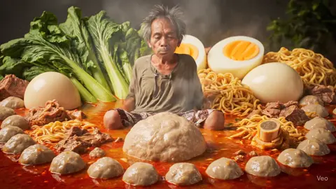 ENAK BANGET INI MAH GAES 🤤🤤🤤#kakek #mukbang #asmr #bakso #foryou #ai #tiktok #viralvideo #viral #trending #fyp #fypシ 