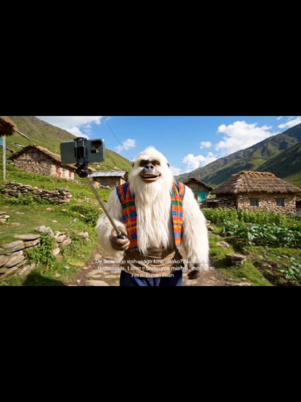 #creatorsearchinsights #foryoupage #fyp #trending #bigfoot #veo3 #for samikshya lai fakaudai yeti dai