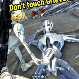 Do NOT touch Grievous there💀 #starwars #clonewars #generalgrievous #starwarsbattlefront2 #swbf2 #battlefront2 #vrchat