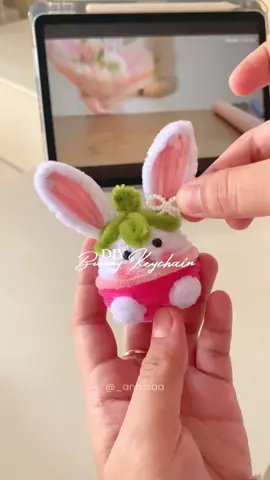 DIY Bunny Keychain 😍