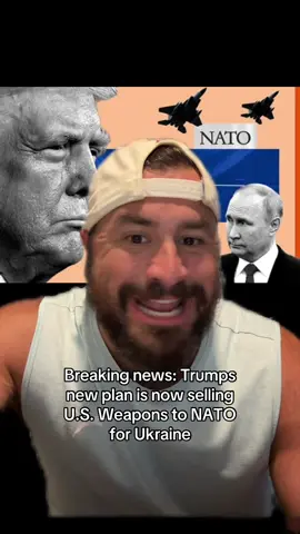 Breaking news: Trumps new plan is selling weapons to nato to give to Ukraine. Good or bad idea? #news #trump #ukraine #politic #democrat #republican 