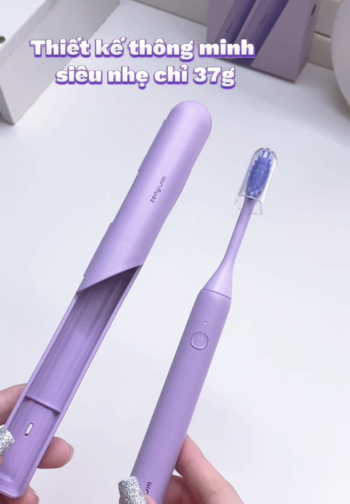 Bàn chải điện nhẹ tênh #zenyumsonic #zenyum #banchaidien #banchaidienzenyum #chamsocrangmieng 
