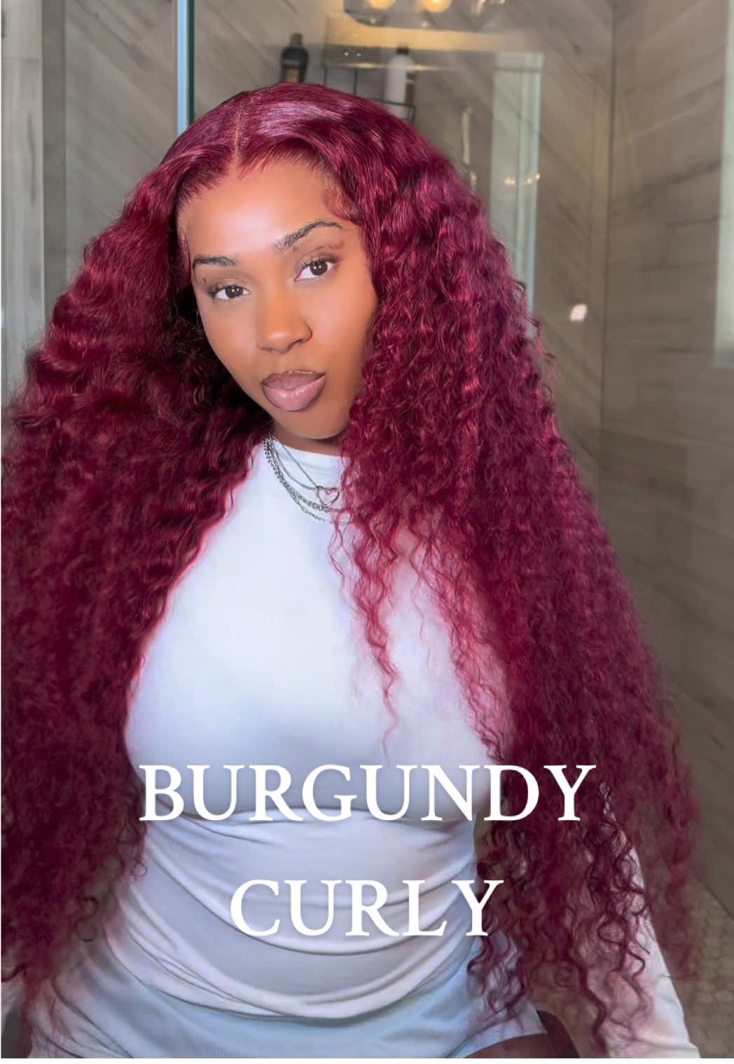 Nah this tooo cute😍😍🤩 Only $172 for 30 inch 99J Burgundy deep wave 13x6 lace frontal wig @SUKI ORIGINAL  #wiginfluencer #middlepart #wiginstall #sukioriginalwig #TikTokShopBacktoSchool #dealsforyoudays #fyp 