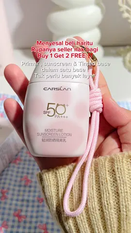 Cute gila sunscreen ni , haaa jgn cakap lupa pakai sunscreen pula dah boleh gantung dekat beg tuuu ✨✨ apply setiap 2jam @Carslanmy #carslan #carslancosmetics #carslansunscreen #sunscreen 