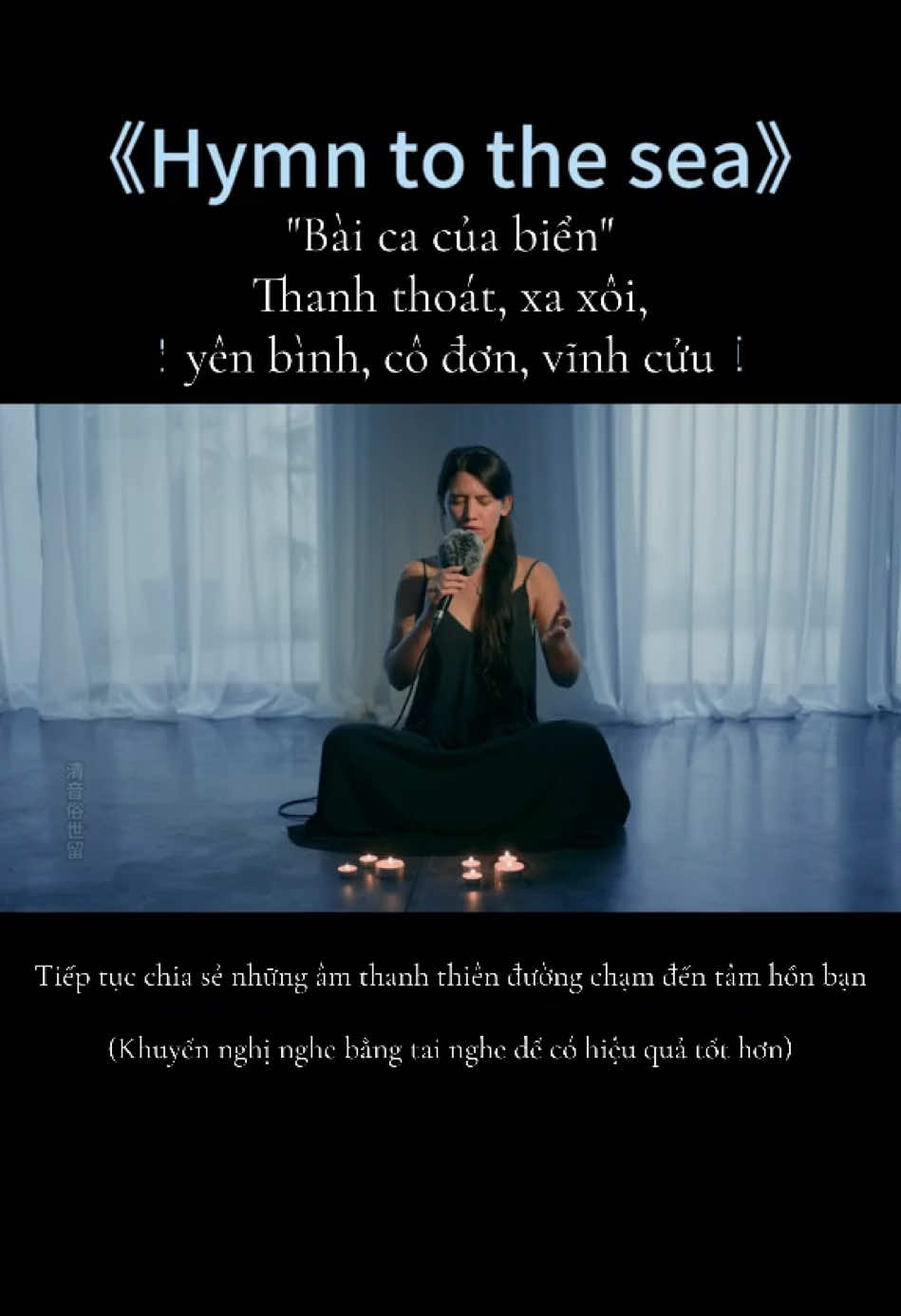 Huym to the sea . Bài hát chạm đấn tâm hồm sâu thẳm nhất trái tim bạn . Hẵy lắng nghe và came nhận cùng Mộc An Nhiên . Chúc bạn thật nhiều sức khoẻ 🥰🥰🥰🥰❤️ Đây không chỉ là âm nhạc – Đây là liệu pháp chữa lành Dưỡng khí – Dưỡng thân – Dưỡng tâm bằng âm thanh Hồi phục nội lực với âm thanh rung động sâu Tần số chữa lành từ thời cổ đại Thiền cùng âm thanh này – Kết nối nguồn năng lượng nguyên thủy #lieuphapamthanh #musictherapy #amnhacchualanh #amthanhchualanh #soundhealing #vibrationalhealing #healingfrequency #frequencytherapy #songamchualanh #duongsinhdongy #dongy #dongyhoc #duongsinh #khoedepmoingay #tudienkhoedep #tudienchualanh #dongytapluuyen #chualanhtunhien #tiengtrongvangdoi #tiengtrongmelinh #trongluongnghi #trongvietnam #trongdanct #truyenthongamnhac #trongdongy #trongchieuchualanh #haokhidonga #dongaychi #khichatdongphuong #khiviet #vietnampride #tinhthancodai #truyenthongphuongdong #thienchualanh #noicong #thiendongy #thientrongaudio #noikhi #khiquyentruyen #chualanhthantam #congphuhoithuong #truyencamhung #khoedepcungnhau #congdongchualanh #truyenthongviet #vanhoadongphuong #duongvesucmanhnoi #mocannhien  #mocanhien.  #mocannhientherapy  #amnhaccotruyen #amnhacdantoc #thocavietnam # #HealingSounds #AncientVibes #BabyHealing #SoftEnergy #PureSoul #InnerChildHealing #PeacefulVibes #GentleAwakening