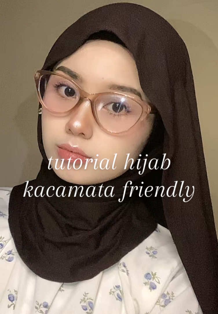 tutorial hijab kacamata friendly                 #tutorialhijab #hijabtutorial #pashminakaos #pashminajersey #tutorialpashmina #hijabstyles #stylehijab #ciput #ciputantibudeg #kacamataantiradiasi #kacamatacateye #fypシ 