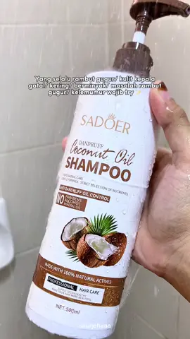 review jujur tau ✨ pengguna setia sadoer, tak berani tukar lain dah, jimat banyak !!! #sadoer #sadoerproduct #sadoercoconutoilshampoo #coconutoilshampoo #syampu #shampoo 