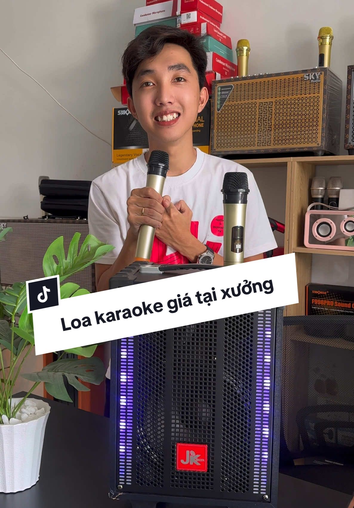 Loa karaoke bass 20 giá tại xưởng chỉ vài trăm ngàn #loakaraokegiare #loajk08 #loaxachtay 