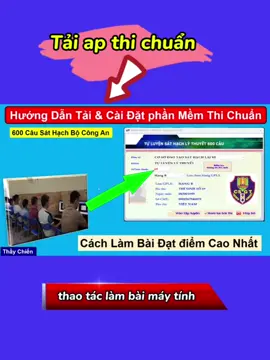 hướng dẫn tải và cài đặt phần mềm thi chuẩn 600 câu hỏi mới bộ công an   #thaychiendaymeo600cau #thaychiendaylaixe #600cauhoibocongan, #600cauhoicongan #meo600cauhoilythuyetlaixe #600cauhoisathach #600cauhoisathach