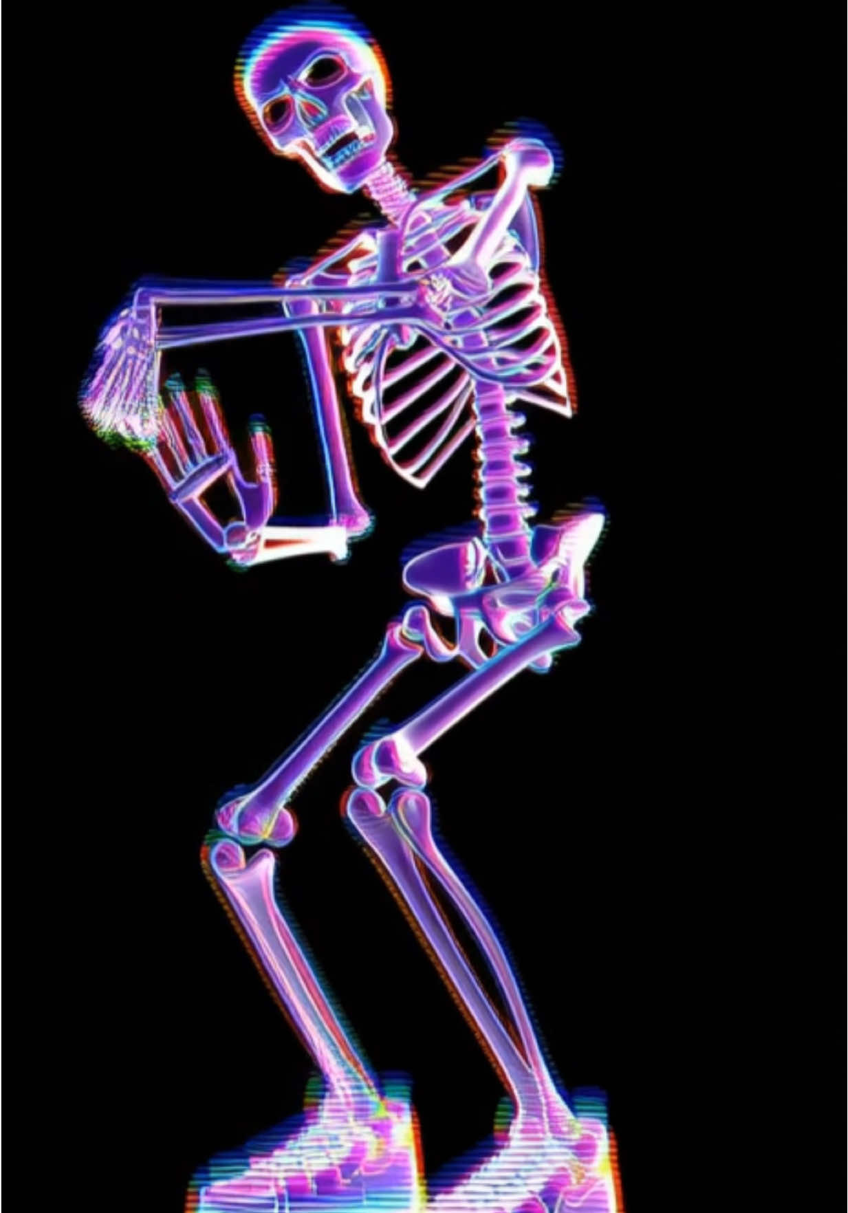 Aura farming dancing skeleton 💀 check out my live wallpapers 🔗  #LiveWallpaper #skeletondance #aurafarming 