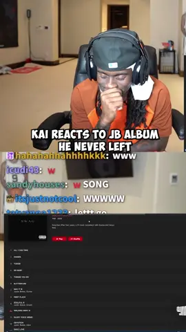 kai reacts to new justin bieber album and said like he never left #kaicenat #justinbieber #fyp 