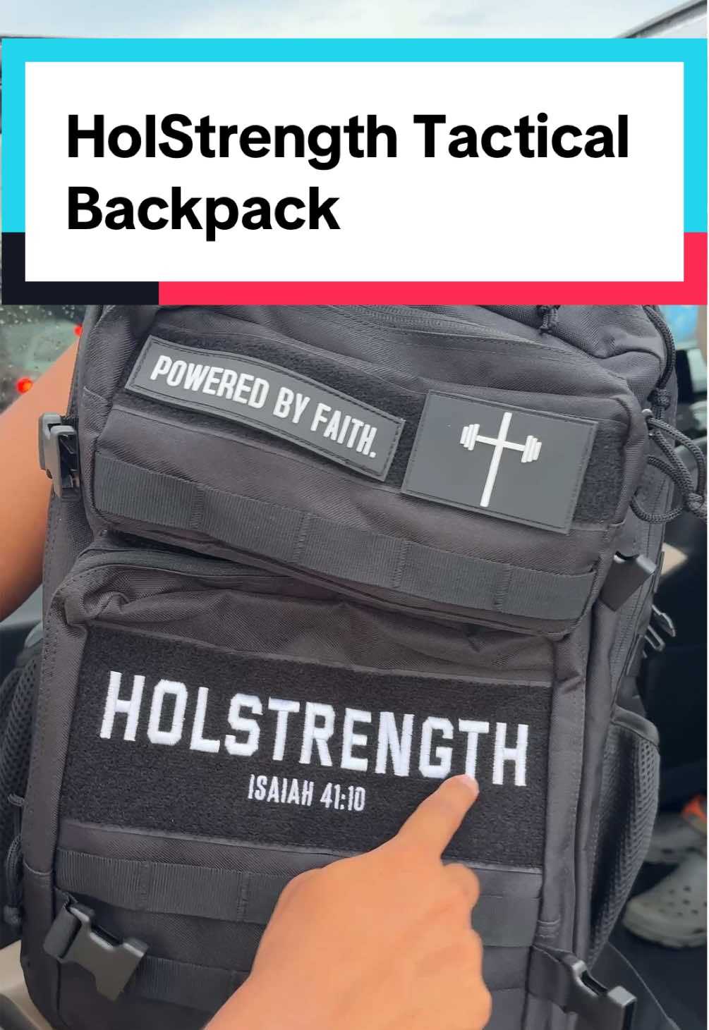 This is a nice one fs #tiktokshop #ttshop #dealsforyoudays #backpack #bookbag #christiantiktok #christianfashion #christiansoftiktok #fashion 
