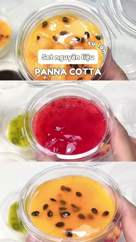 Set nguyên liệu làm bánh Panna cotta #setnguyenlieu #pannacotta #lambanh #xuhuong 