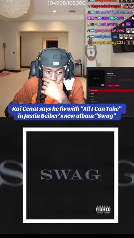 #kaicenat #kaicenatclips #viral #justinbieber #album #reaction #swag #fypシ゚viral #relatable #fyp @Kai Cenat 