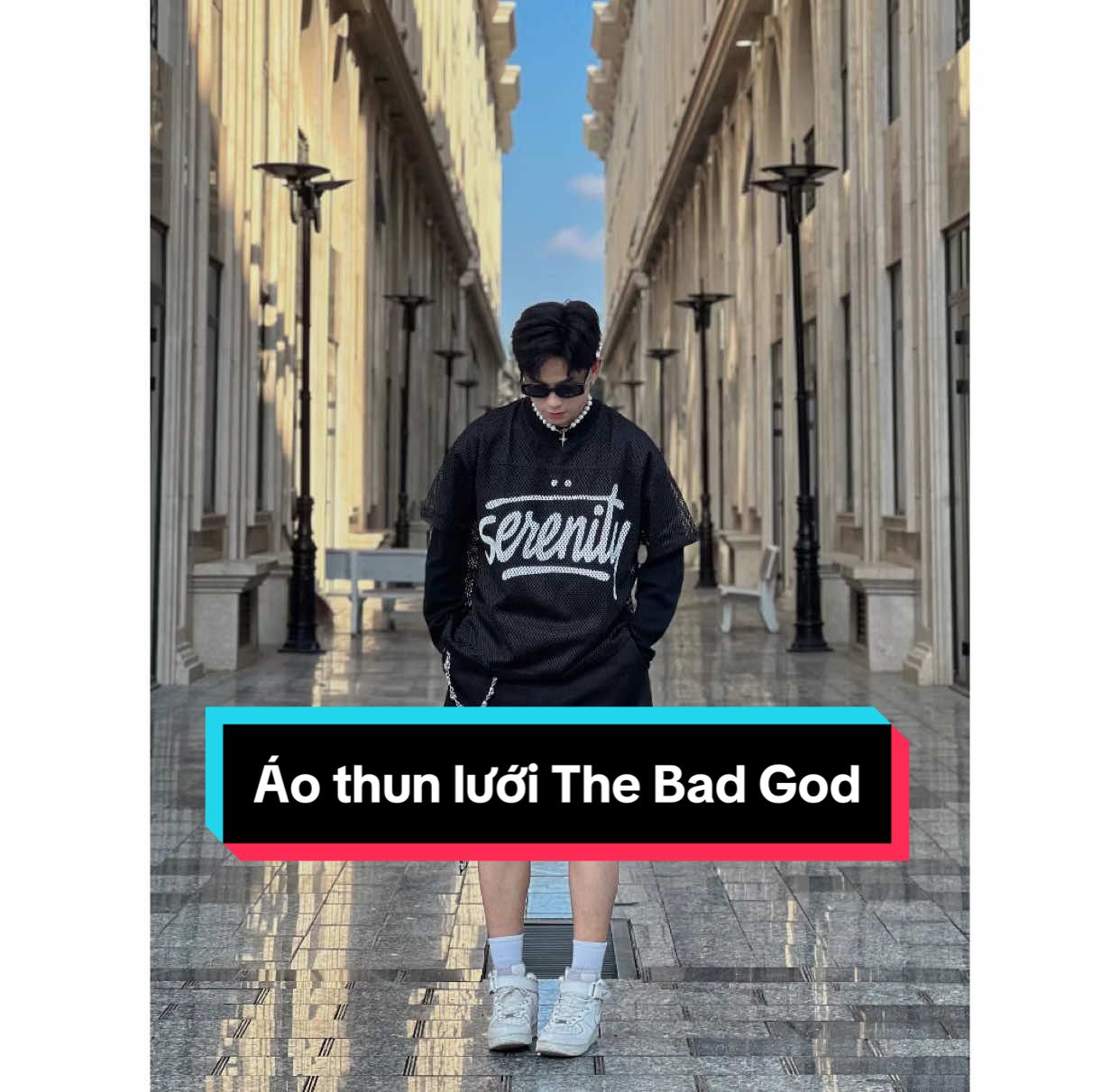 Áo thun The Bad God Red Riot cổ tròn chất liệu lưới mesh nam nữ #aothun #aothuncotron #aothunthebadgod #aothunnamnu #aothunformrong #aothunluoi #thoitrangnamnu #xuhuong 