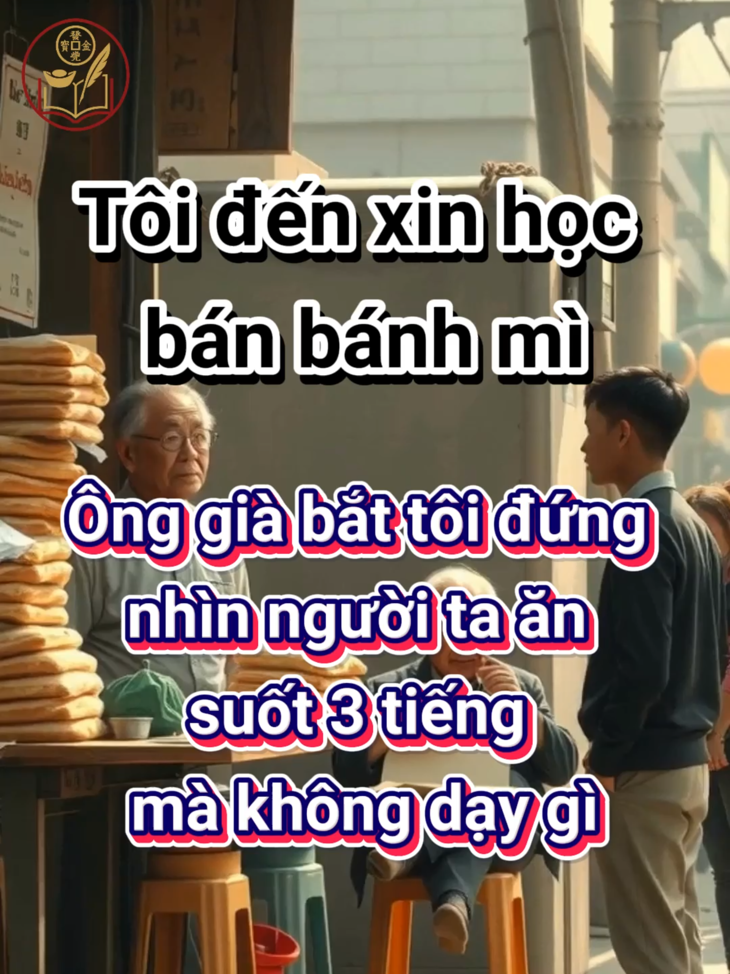 Tôi đến xin học bán bánh mì… Ông già bắt tôi đứng nhìn người ta ăn suốt 3 tiếng – mà không dạy gì. #nguoigochoa #kinhdoanh #buonlalo