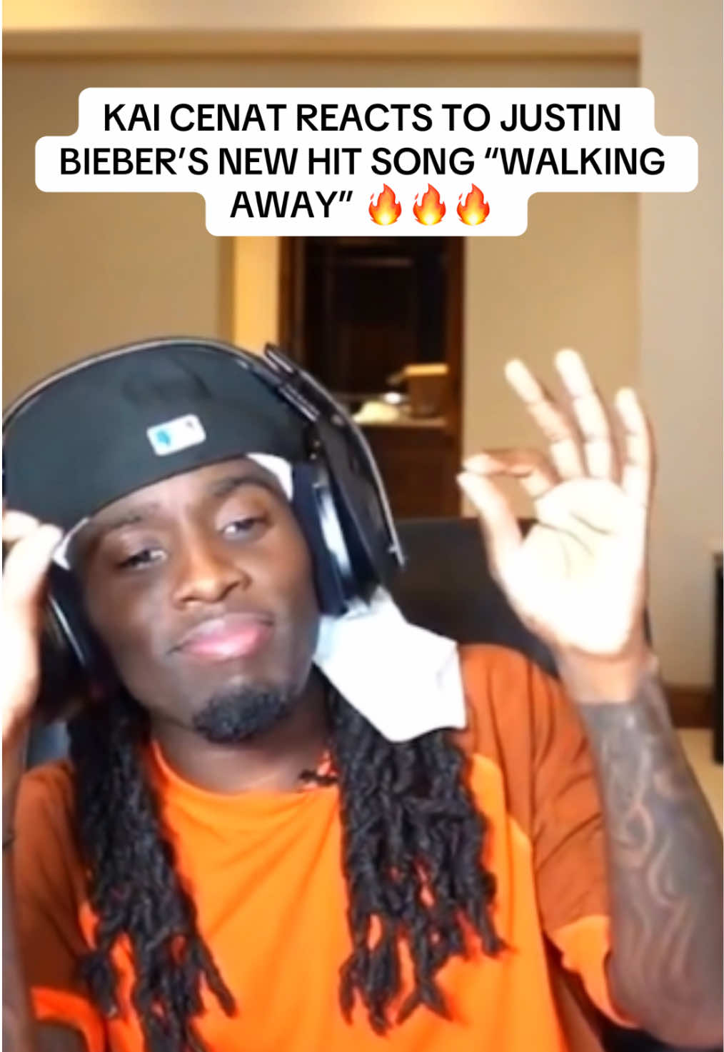 Kai was actually vibing with this Justin Buber song fr 🔥🔥 #kaicenat #justinbieber #fyp #viral #foryou @Kai Cenat 