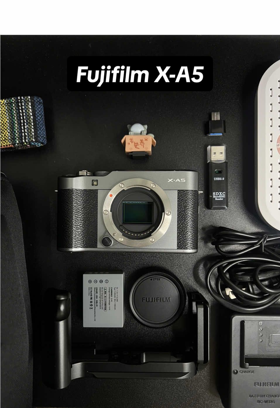 Cảm ơn @cámắmsiungon nhé… Body Fuji X-A5 kèm phụ kiện đẹp quá 🥹 #fujifilm #camera #thosan2nd 