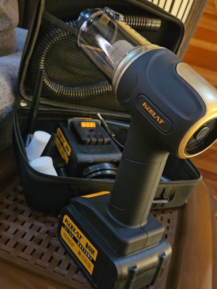 higop na higop.. #keelat #cordless #vacuumcleaner #strongsuction #carcare 