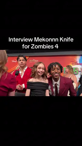 #zombies4 #disneyplus #disneychannel #disneyzombies #premiere #fyp #foryoupage #moviepremiere #interview #dawnofthevampires #mekonnenknife @disneyzombies @Disney Channel @Disney+ @Mk🇪🇹 