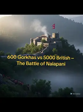“600 Gorkhas vs 5000 British – The Battle of Nalapani” #foryou #foryoupage #viral #trending #fyp #nepalitiktok #creatorsearchinsights #viralvideo #ai #nepal #reels #warriors 