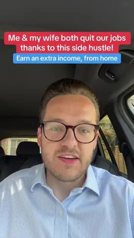 Me & my wife both quit our jobs thanks to this side hustle! Earn an extra income, from home #extraincomefromhome #extraincomeonline #uksidehustle #quityour9to5 #quityourjob #sidehustleideas 