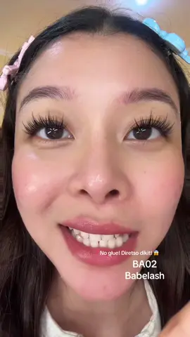 Grabe na mga lashes ngayon! Mura na ang dali pang ikabit!  #babelash #gluefreeeyelashes 