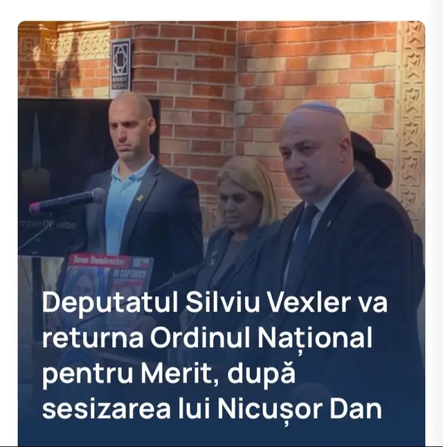 🛑 CITEȘTE >>> Preşedintele Federaţiei Comunităţilor Evreieşti din România (FCER), deputatul Silviu Vexler, a anunțat, joi, că va returna distincția Ordinul Național pentru Merit primită din partea Statului #Român . Decizia este legată de poziționarea #publică a președintelui Nicușor Dan în privința sesizării Curții Constituționale referitoare la #legea de combatere și sancționare a extremismului. „Efectul acţiunii Preşedintelui României în #societate , direct sau indirect, va fi de încurajare a promovării în continuare a ideologiei legionare, a conducătorilor organizaţiilor extremiste, inevitabil, a antisemitismului şi a tuturor formelor de extremism”, a spus acesta. CCR a respins sesizarea mai multor partide El a amintit că, tot joi, CCR a respins în unanimitate sesizarea de neconstituționalitate a Proiectului de Lege privind prevenirea și combaterea antisemitismului, xenofobiei, radicalizării și discursului instigator la ură. Sesizarea a fost depusă de grupurile parlamentare ale Partidului S.O.S. România, Alianței pentru Unirea Românilor, Partidului Oamenilor Tineri și deputați neafiliați. Silviu Vexler subliniază că sesizarea președintelui Nicușor Dan este „aproape identică” cu aceasta, însă „mult mai nocivă pentru întreaga societate”. Vexler cere abrogarea Strategiei naționale El a afirmat că, în prezent, consideră că Strategia națională pentru prevenirea și combaterea antisemitismului, xenofobiei, radicalizării și discursului instigator la ură este irelevantă. De asemenea, susține că aceasta ar trebui abrogată, împreună cu desființarea Comitetului interministerial responsabil de monitorizarea implementării strategiei. „Altfel, vom continua într-un joc continuu al formelor fără fond. Sunt onorat că am putut iniţia acest proiect legislativ esenţial pentru o societate democratică şi un stat de drept”, a mai spus deputatul care reprezintă comunitatea evreiască.  🛑 Nicușor Dan: #Statul român trebuie să acţioneze cu fermitate Nicușor Dan a sesizat Curtea Constituțională cu privire la Legea pentru modificarea și completarea OUG 31/2002. Aceasta interzice organizațiile, simbolurile și faptele cu caracter fascist, legionar, rasist sau #xenofob și promovează combaterea cultului persoanelor vinovate de genocid, crime împotriva umanității și crime de #război . De asemenea, legea modifică Legea 157/2018 privind măsuri pentru prevenirea și combaterea antisemitismului. Președintele susține că, prin modul de adoptare și conținutul normativ, legea încalcă anumite norme și principii constituționale. 🛑Critici privind lipsa de claritate a legii Șeful statului a criticat legea, considerând că nu este suficient de clară și previzibilă. El a atras atenția asupra faptului că termenii „legionar” și „fascist” nu au definiții precise. Președintele a mai afirmat că, în comparație cu alte state membre ale UE, legislația românească nu definește foarte bine organizațiile, faptele, materialele și simbolurile interzise.  „Este lesne de observat că definiţia citată este circulară, deoarece lămureşte numai sensul noţiunii de materiale, dar calificarea acestora ca fiind fasciste, legionare, rasiste sau xenofobe se realizează prin trimitere la idei, concepţii sau doctrine fasciste, legionare, rasiste sau xenofobe, ceea ce nu lămureşte deloc semnificaţia atributelor enumerate de legiuitor. Cu alte cuvinte, lipseşte chiar elementul central al materialelor incriminate de art. I pct. 6 din Lege”, a mai spus președintele. #ccr #vexler_lege #silviuvexler #jidani #israel #romania #parlamentulromaniei #guvernulromaniei #cameradeputatilor #2025 #stiri #mafiapoliticienilor #lege 