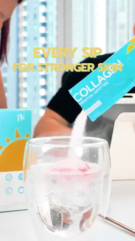 Glow up? Girl, I drink mine. 💁‍♀️ Just one sachet a day = glowy skin all the way ✨ #BEAUNESS #BEAUNESSThailand #SolarCareCollagen #ใสซ่าท้าแดด #กันแดดดื่มได้ 