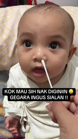 Ya tuhan nafthali🤣🤣🤣 perkara ingus biar bersin eh gak bersin2 #fypシ #babynaf #bayilucu #bayitiktok 