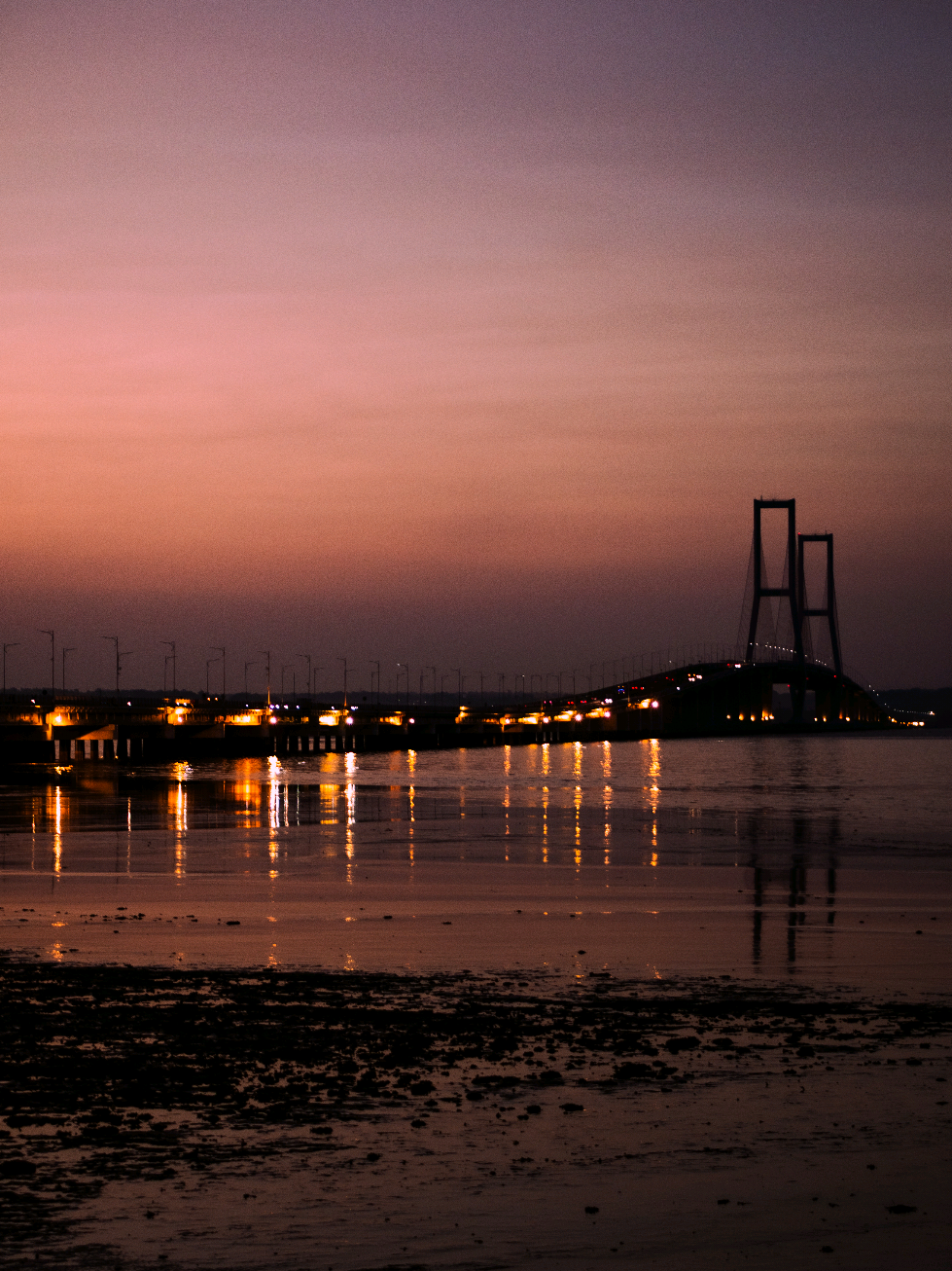 Enjoy the sunset with Suramadu bridge view #sunset #surabaya #sony #street #enjoy 
