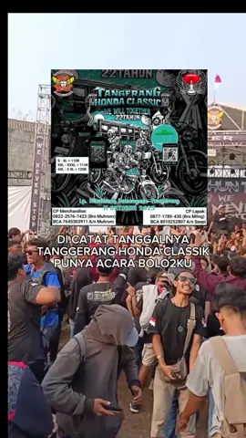 di Catat tanggalnya boloku Tanggerang duwe acara bolo2ku #infoacaracb #cbmaniaindonesia #thc #tanggeranghondaclasik  #cbicikiwir #fypage #acaracb 