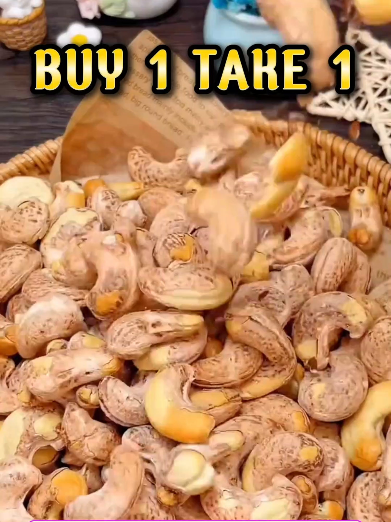 [BUY 1 TAKE 1] SALT ROASTED CASHEW NUTS #FOOD