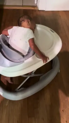 Looks like someone is fighting sleep…AGAIN. Giving new meaning to sleep walking 🤷🏾‍♀️😂😂 #funnybaby #cutebaby #baby #sleepybaby #foryoupage #fyp #viral #videos #auntie #nephew #infant #toddler #cute #funnyvideo 