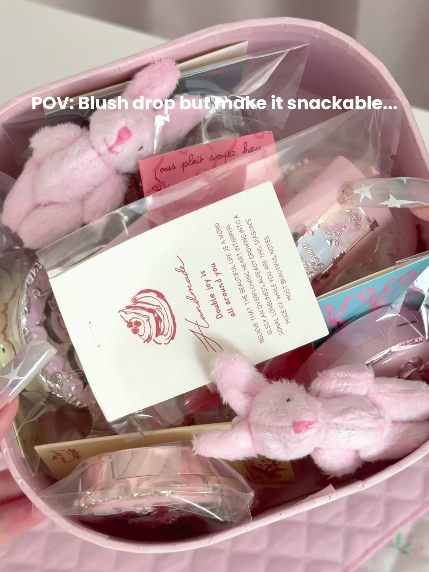 Blush? Packed. Cuteness? Overloaded! Ready to gift your bestie (or yourself).💝🎀#flowerknows#packwithme#giftwrapping#packing#makeup#beauty#blush#blushlover#pinkblush#pinkaesthetic#giftidea#giftpackaging