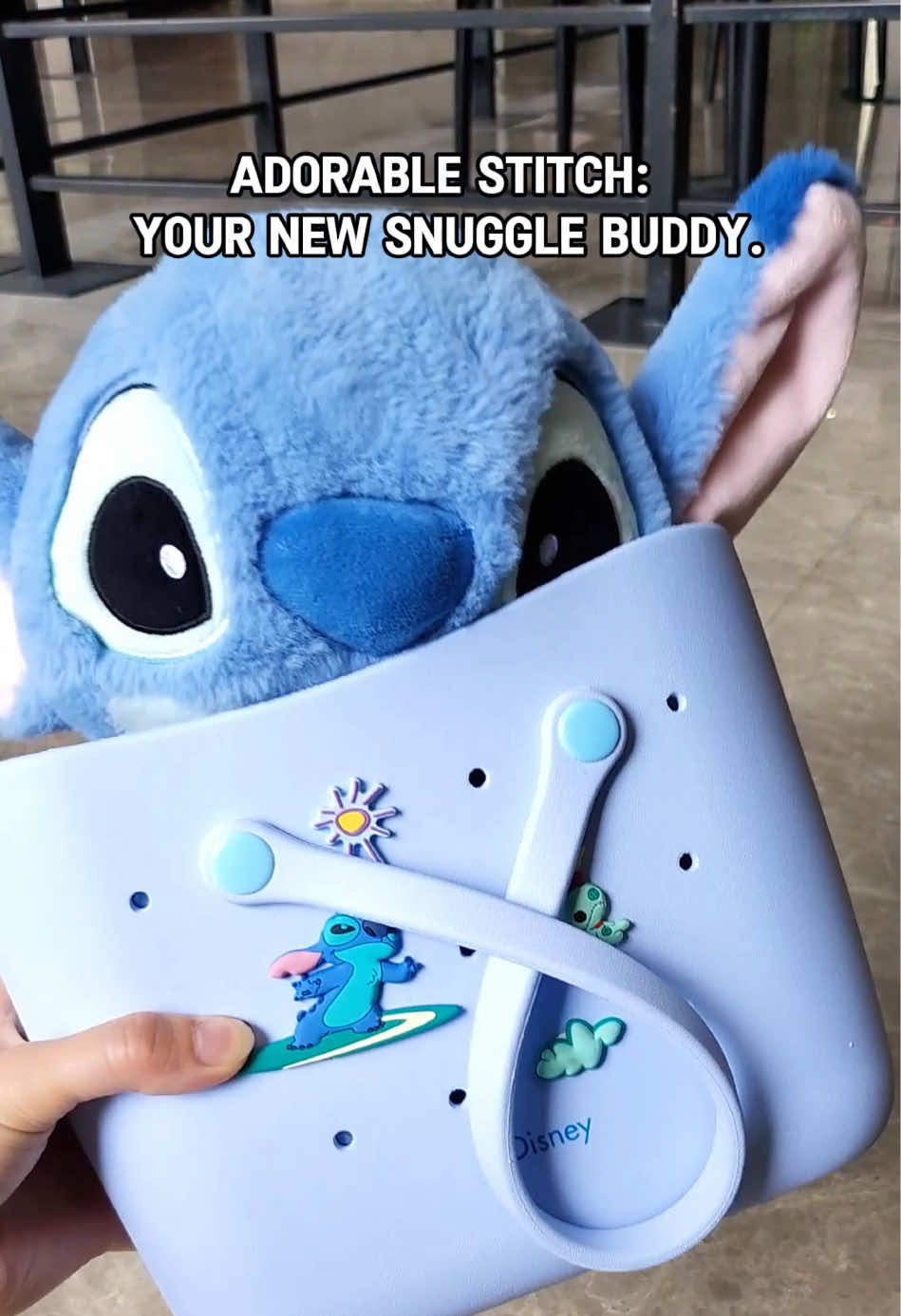 My bag cause “chaos”! Stitch style 😉✨#stitch #cutie #disney #stitchlover #handbag #fyp 