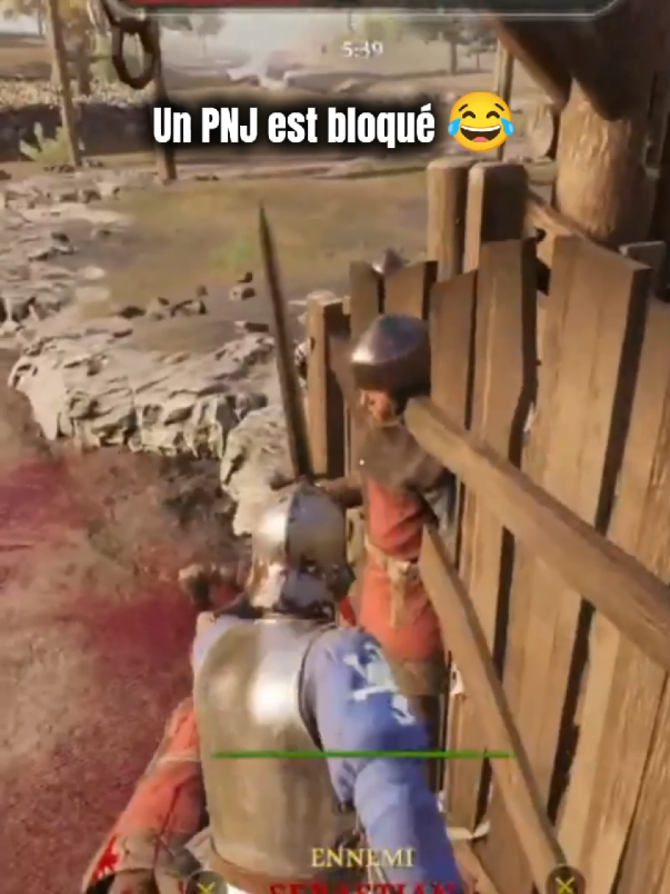 Un PNJ est bloqué dans Chivalry 2 😂 #chivalry2 #viralditiktok 