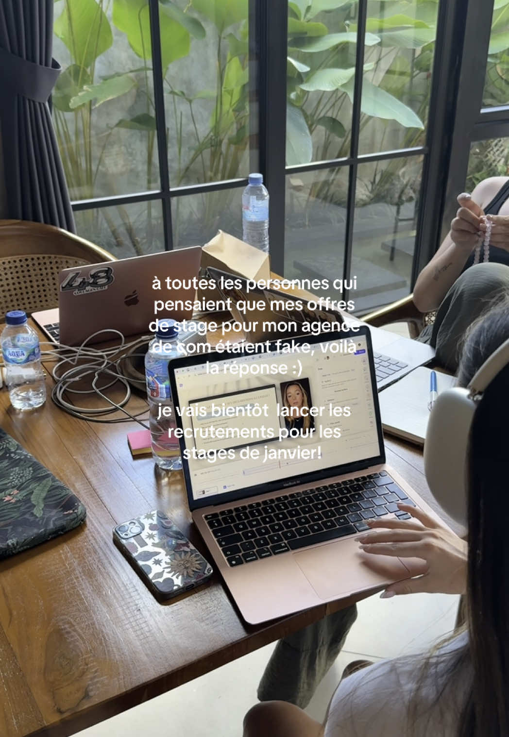 IG:emmarltt les recrutements de janvier arrivent! 🫶 #stage #recrutement #ecoledecommerce #bali 