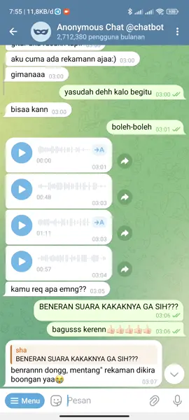 [@eefjv akun kakaknya, bantu follow mau jadi tiktokers] akhirnya ketemu cowo tele yang bisa nyanyi+gitaran, setelah sekian lama nyari😭😭😭 makasiii buat kakaknya yang udah ngabulin permintaan akuu🫶🏻🫶🏻🫶🏻🫶🏻 #fyp #foryou #foryoupage #bergemasampaiselamanya #anonymouschat #singing #tiktokdoyourmagic @H 
