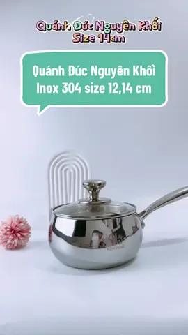 Quánh Đúc Inox 304 Nguyên Khối Mum BeBe Size 12,14cm #xuhuong2025 #xuhuong #andam #goodbabyvn #quanh #quanhandam #quanhandamchobe #quanhinox #quanhinox304 #quanhmumbebe #mumbebe #quanhnaubot #quanhnauchao #quanhnauchaochobe #quanhnho #quanhducnguyenkhoi 