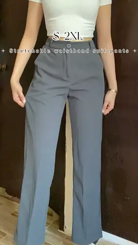S-2XL Suit Pants for You 🤩 #womenswear #suitpants #stretchablepants #plussize #fyp 